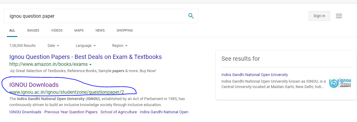 ignou tee-question-paper