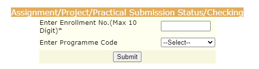 How to Check IGNOU Assignment Status