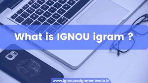 Read more about the article What is IGNOU igram ?