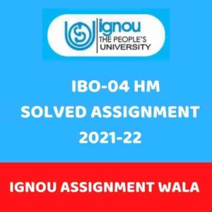 Read more about the article IGNOU IBO 4 HINDI SOLVED ASSIGNMENT 2021-22