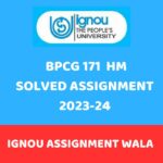 IGNOU BPCG 171  HINDI SOLVED ASSIGNMENT 2023-24