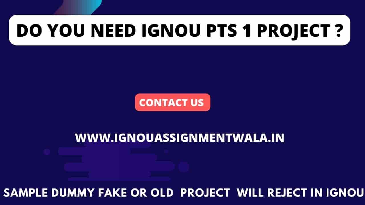 ignou pts 1 btsol project 