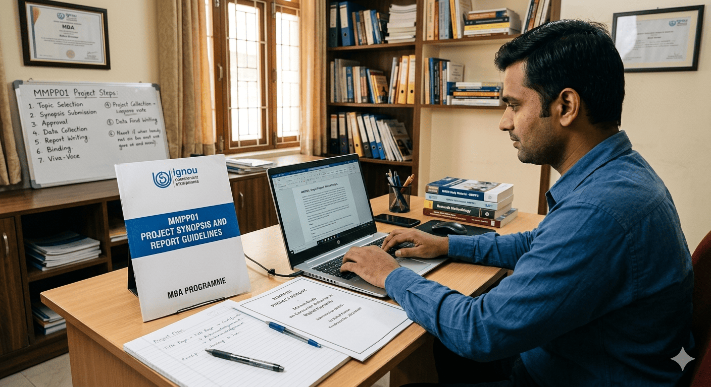 You are currently viewing HOW TO MAKE IGNOU  MBAMM  MMPP01  PROJECT ?