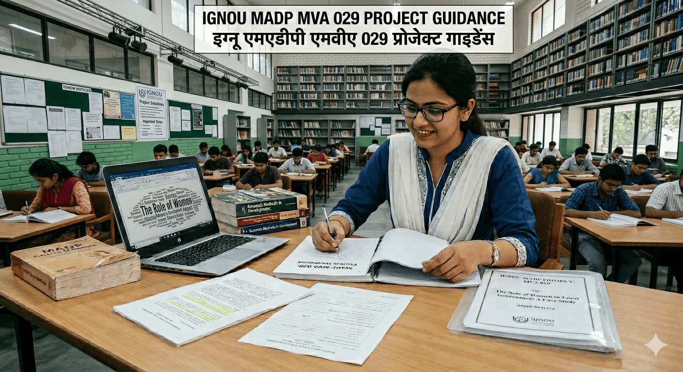 You are currently viewing HOW  TO MAKE IGNOU  MADP  MVA 029 PROJECT ? COMPLETE GUIDANCE